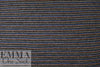 Italian wool blend, yarn-dyed stripe sweater - blue/chestnut .875 yds