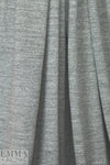 CA designer cotton blend sweater knit - marled gray
