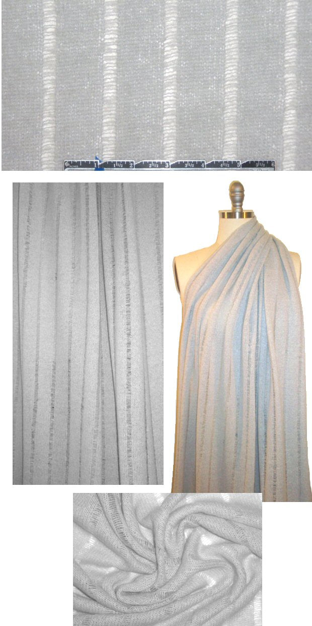 Katharine K!dd dropstitch stripe lightweight sweater knit