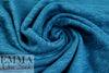 MTM organic cotton GOTS/Oeko-Tex slub sweater knit - lagoon 1.25 yd