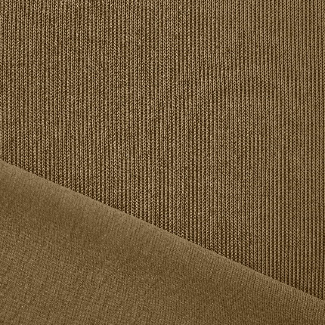 MTM organic cotton doubleface sweater knit - camel 2 yds