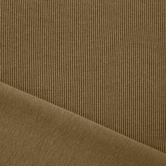 MTM organic cotton doubleface sweater knit - camel 2 yds