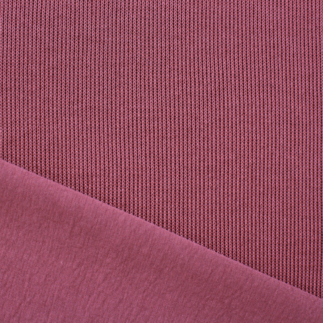 MTM organic cotton doubleface sweater knit - rosewood 2.25 yd
