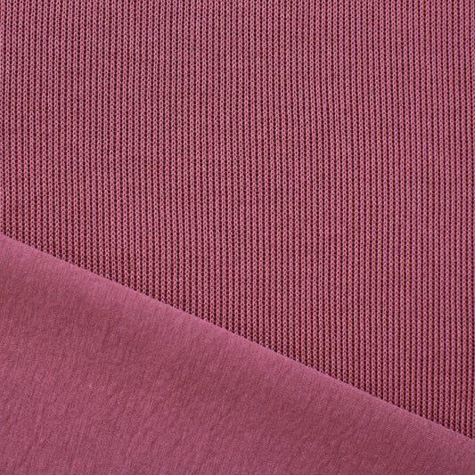 MTM organic cotton doubleface sweater knit - rosewood 2.25 yd