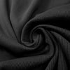 MTM organic cotton doubleface sweater knit - black 1.5 yd