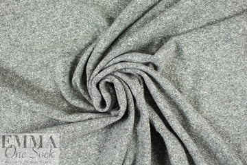 NY designer gray/white tweedy sweater knit