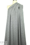 NY designer gray/white tweedy sweater knit 2 yds