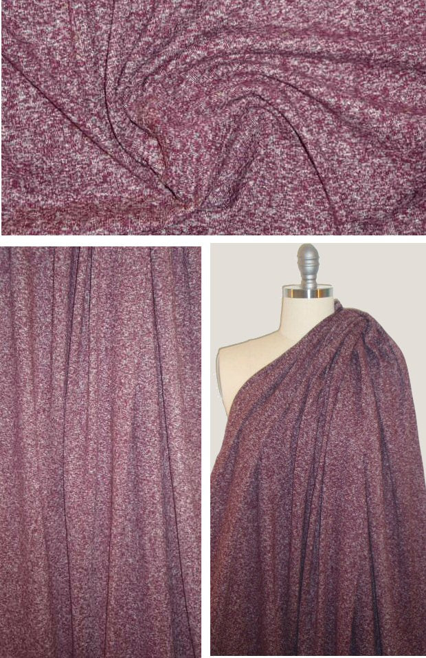 hemp/organic cotton melange sweater - port 1.5 yds