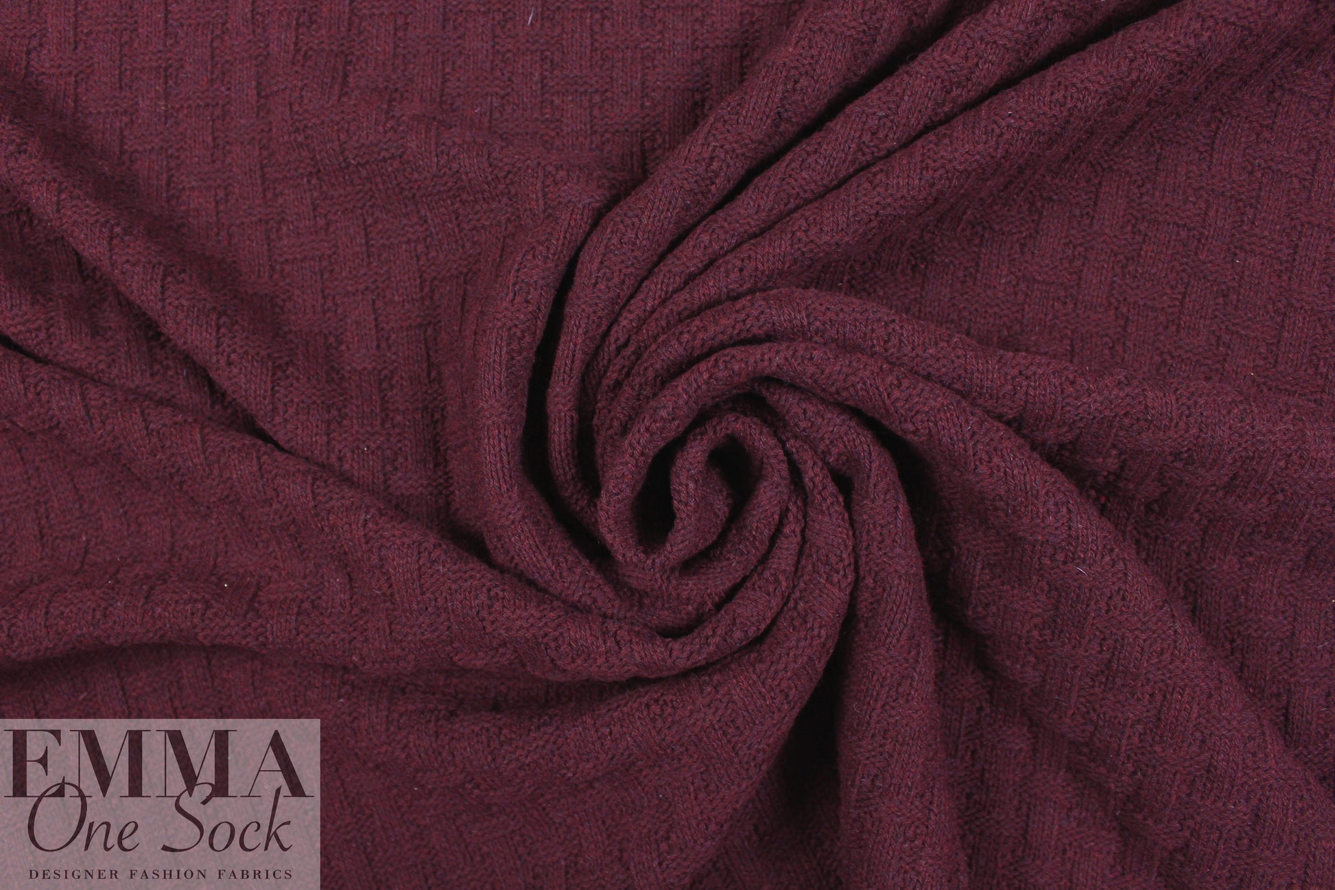 Italian 'basketweave' stitch sweater knit