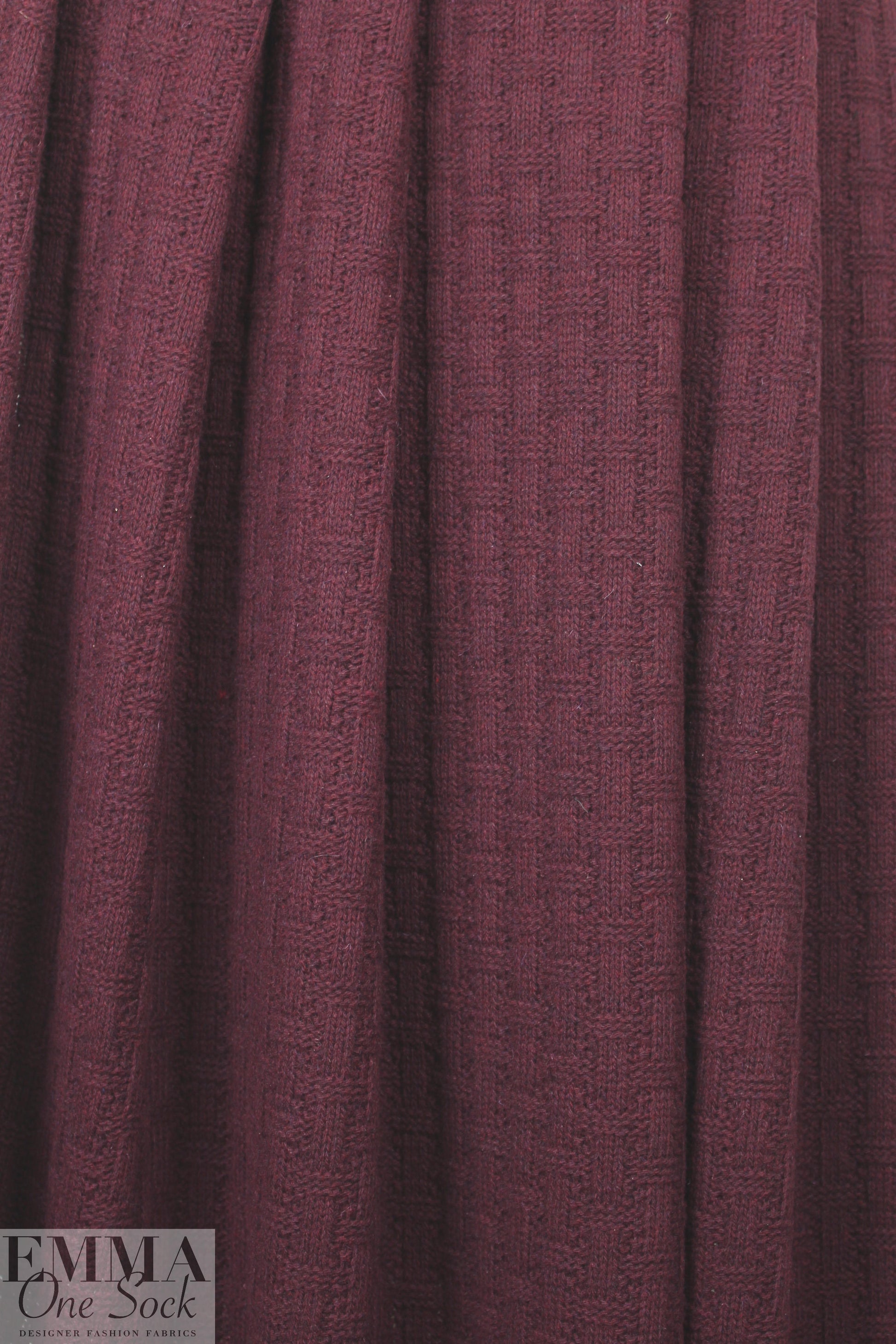 Italian 'basketweave' stitch sweater knit