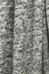 Italian salt-pepper tweedy cotton sweater knit