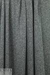 NY designer graphite wool tweed sweater knit
