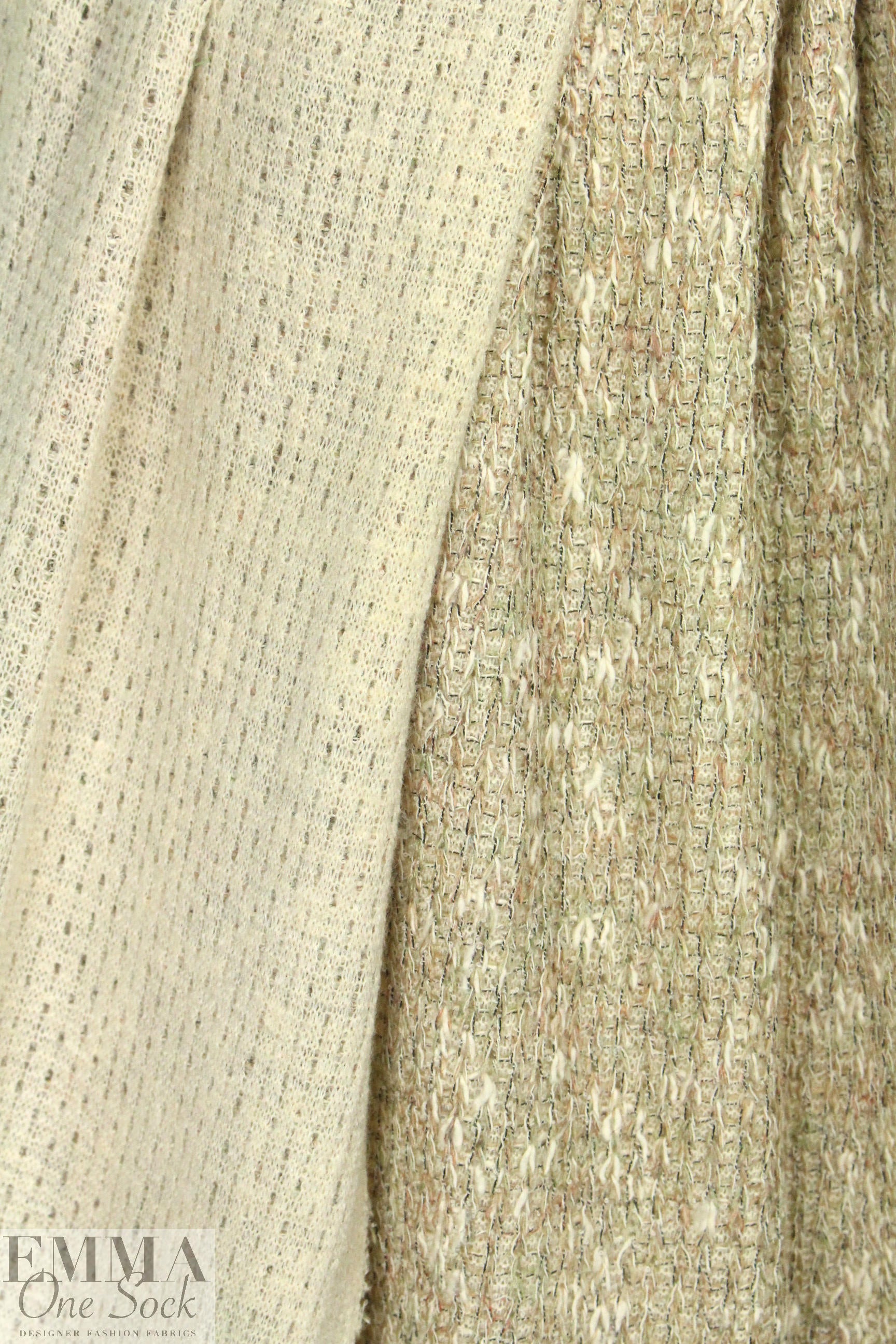 Italian toasty tweedy two-ply sweater knit