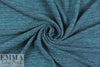 Italian blue/turquoise seed stitch cotton sweater knit