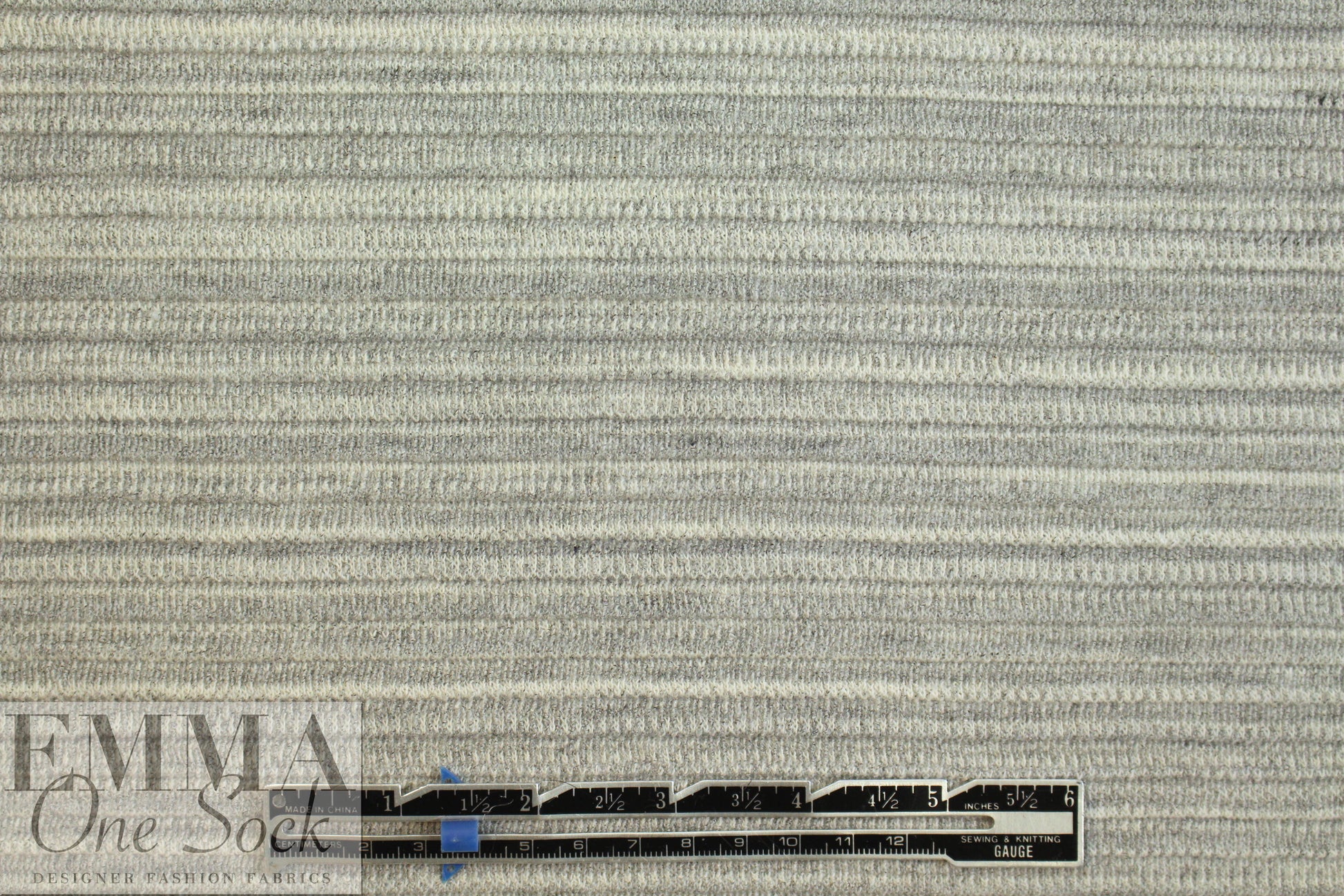 Italian variegated stone cotton/wool sweater knit