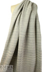 Italian variegated stone cotton/wool sweater knit