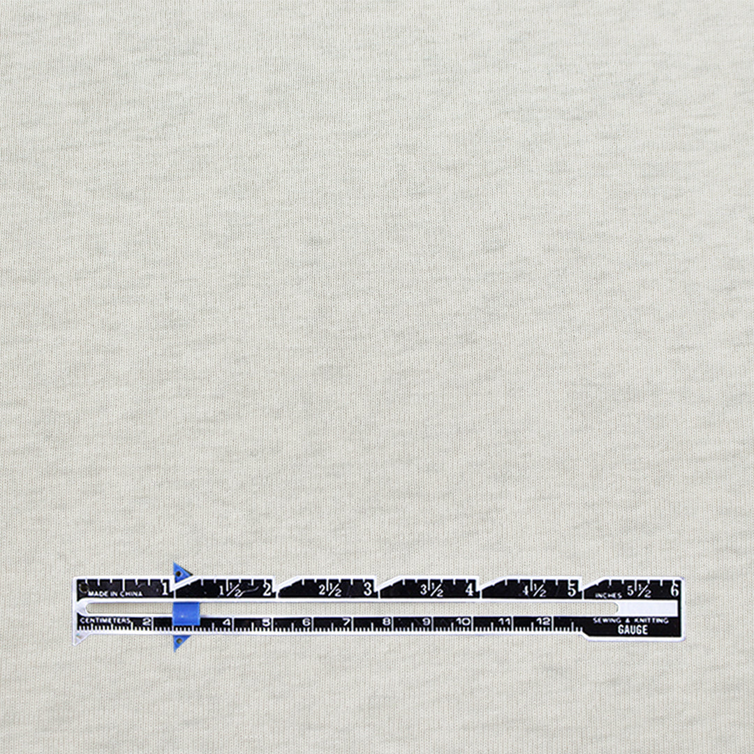 lightweight heathered modal sweater knit - winter white/gray .75 yds