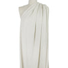 lightweight heathered modal sweater knit - winter white/gray .75 yds