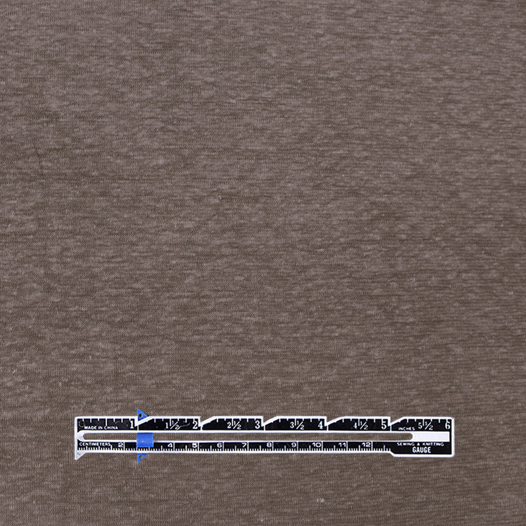 lightweight hemp/organic slubby sweater knit - bistre .75 yds