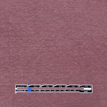 lightweight hemp/organic slubby sweater knit - mauve rose 1.25 yds