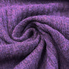Italian all wool chunky rib sweater knit - mulberry 2 yds