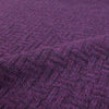 Italian all wool chunky parquet sweater knit - mulberry .75 yds