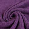 Italian all wool chunky parquet sweater knit - mulberry .75 yds