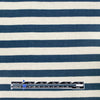 French striped cotton sweater knit - denim-blue/ivory 1.125 yard