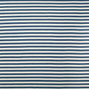 French striped cotton sweater knit - denim-blue/ivory 1.125 yard
