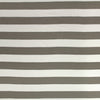 French broad stripe cotton sweater knit - taupe/ivory