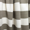 French broad stripe cotton sweater knit - taupe/ivory