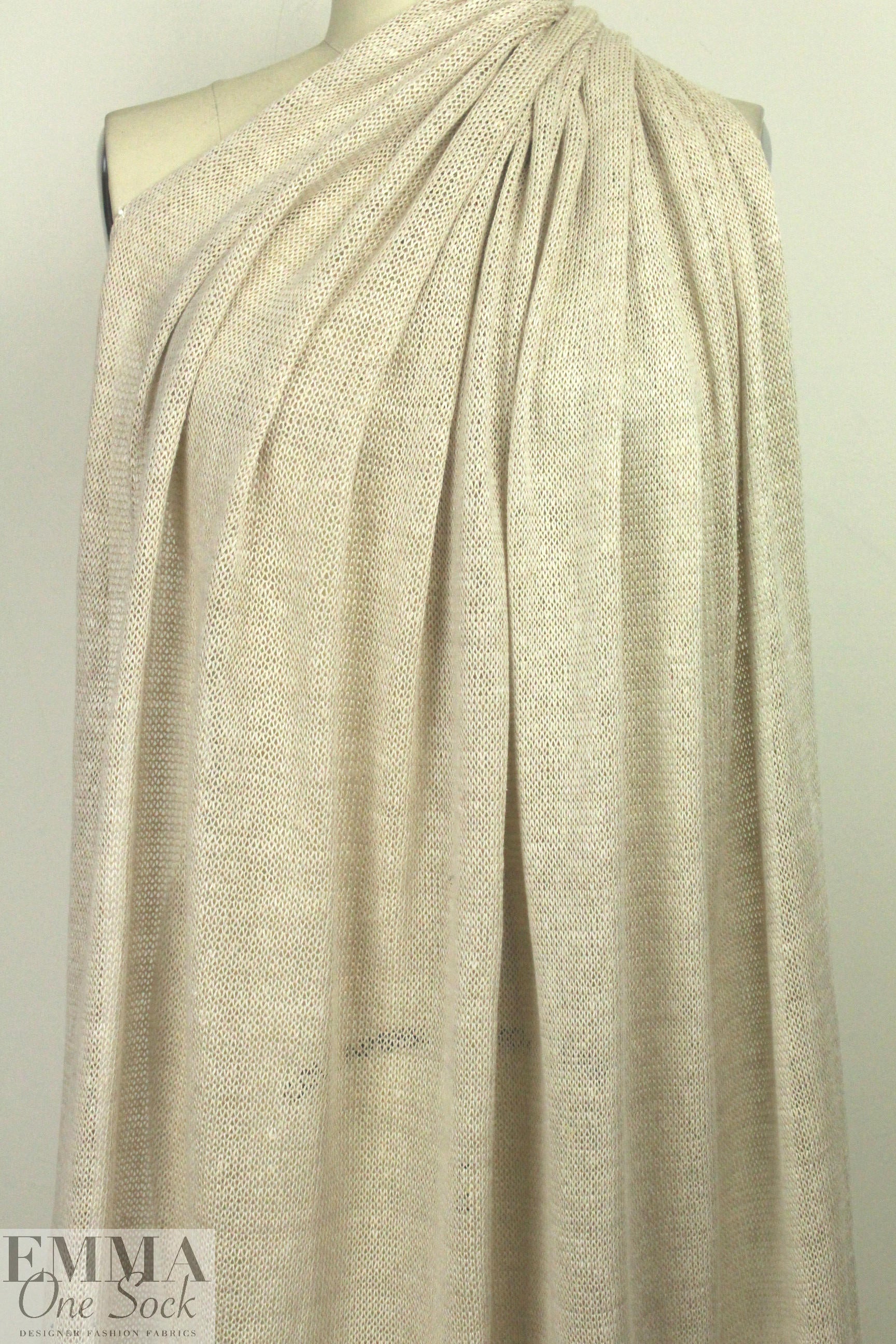 Yiga1 Azroue1 cotton sweater knit - natural 1.75 yd