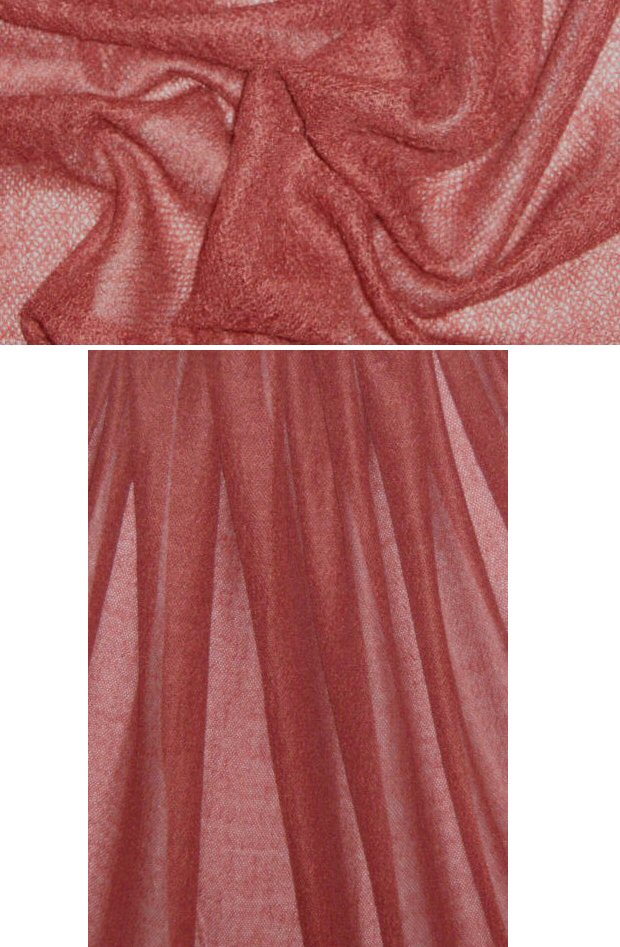 NY designer super wide brick mohair sweater knit .75 yds