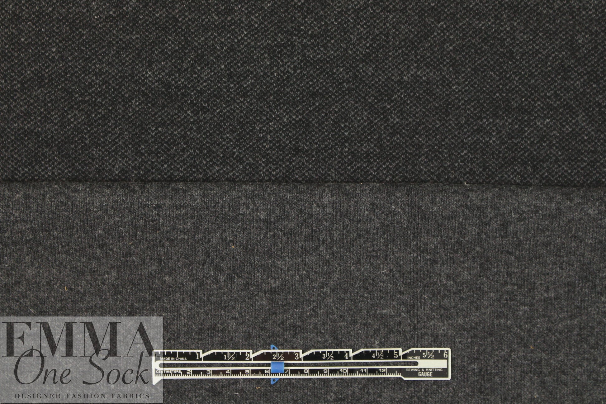 Italian sweatery thick wool doubleknit - charcoal