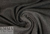 Italian sweatery thick wool doubleknit - charcoal