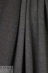 Italian sweatery thick wool doubleknit - charcoal