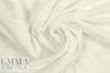 NY designer wavy cotton sweater knit - creamy white 1 yard