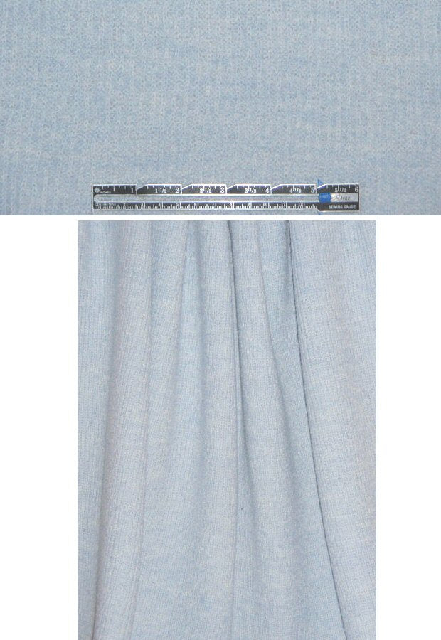 Italian chunky ribbed sweater - dusty blue-gray
