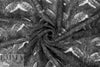 CA designer poly/wool sweater lace - carbon heather