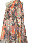 Italian 'Istanbul' abstract viscose/lycra sweatery knit