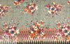Italian fairisle bouquets viscose/lycra sweatery panel knit