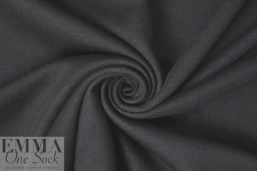luxury sweatshirt knit - black/fleece 2 yds