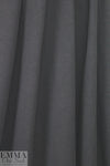 luxury sweatshirt knit - black/fleece .66 yds