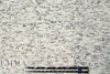 luxury sweatshirt knit - blk/wht melange/fleece 1.875 yds