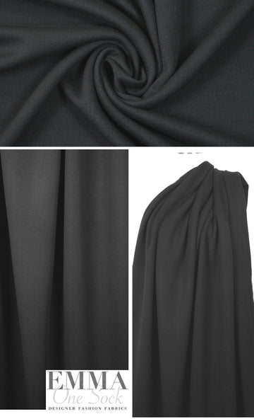 The0ry thick cotton doubleknit - black