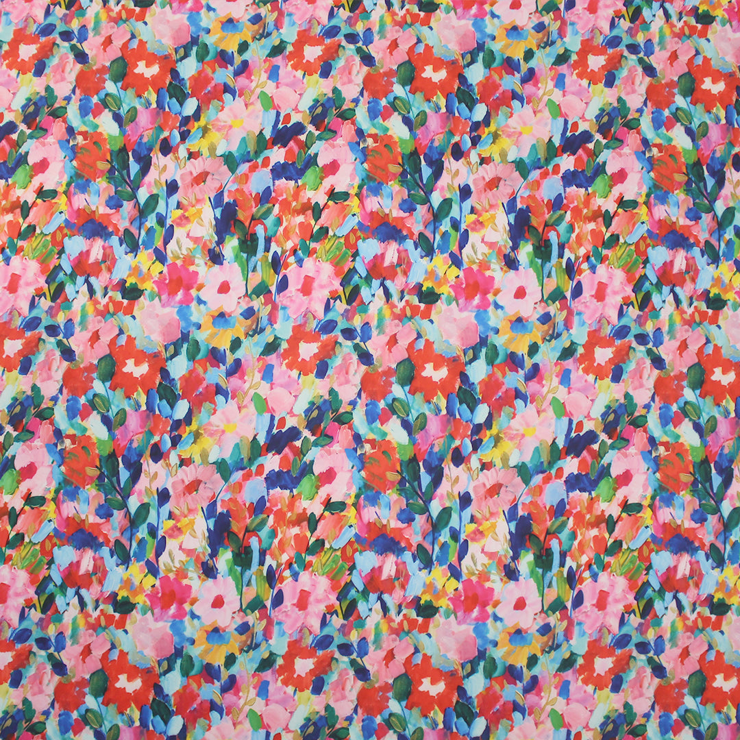 'summer fields' printed knit swimwear 1 yard