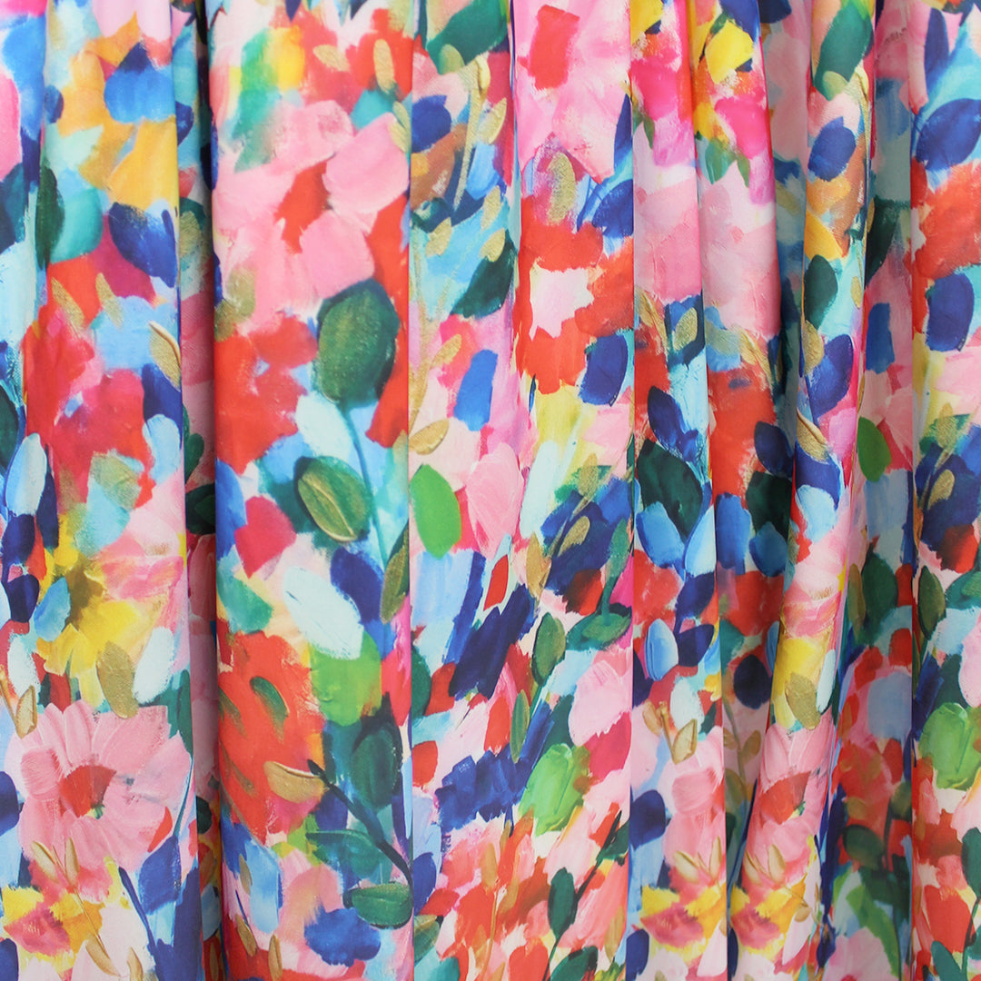 'summer fields' printed knit swimwear 1 yard