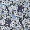 CA designer 'bonny floral' stretch jersey - sky/lilac/indigo 1.4 yds
