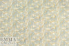 NY designer beige/teal leaf nylon knit swimwear