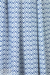 NY designer navy/white zig nylon knit swimwear 1.625 yd